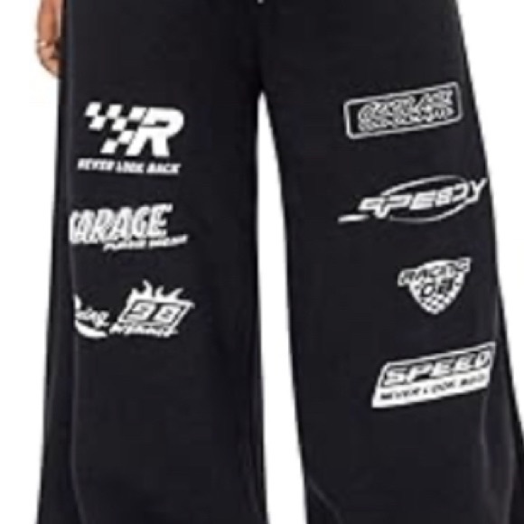 🌺Verdusa Women's Elastic Waist Drawstring Loose Jogger -Wide Leg Sweatpants🌺 - Picture 3 of 4